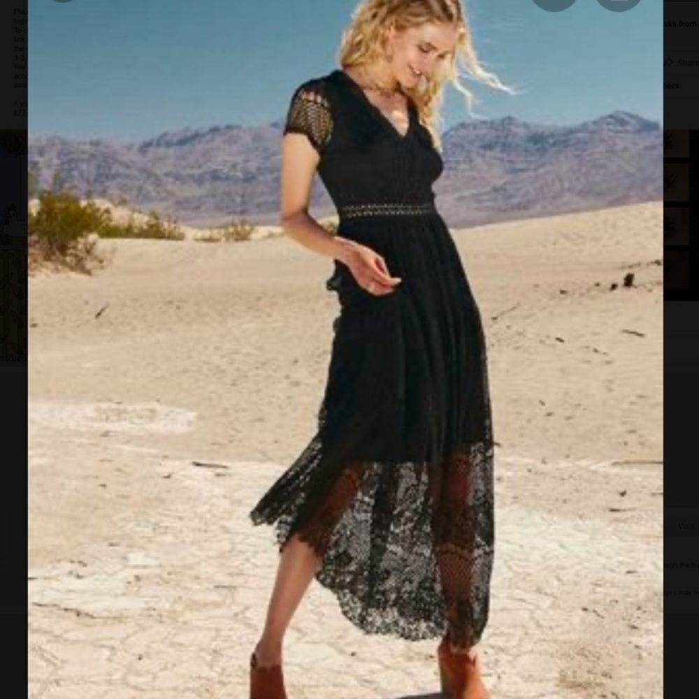 NWT Altar’d State Ellington Lace Maxi Dress